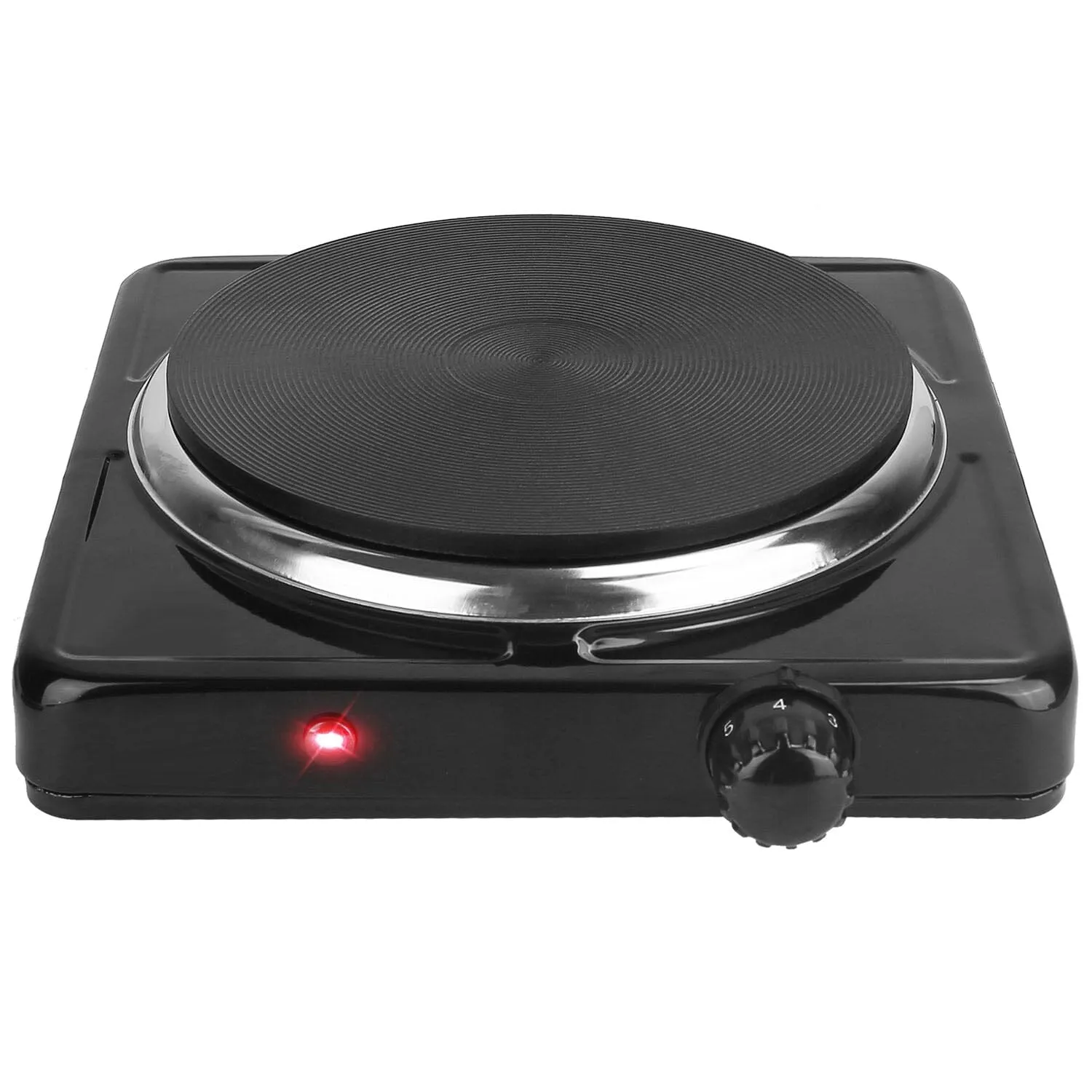 1500W Portable Heating Hot Plate Stove Countertop with Non Slip Rubber