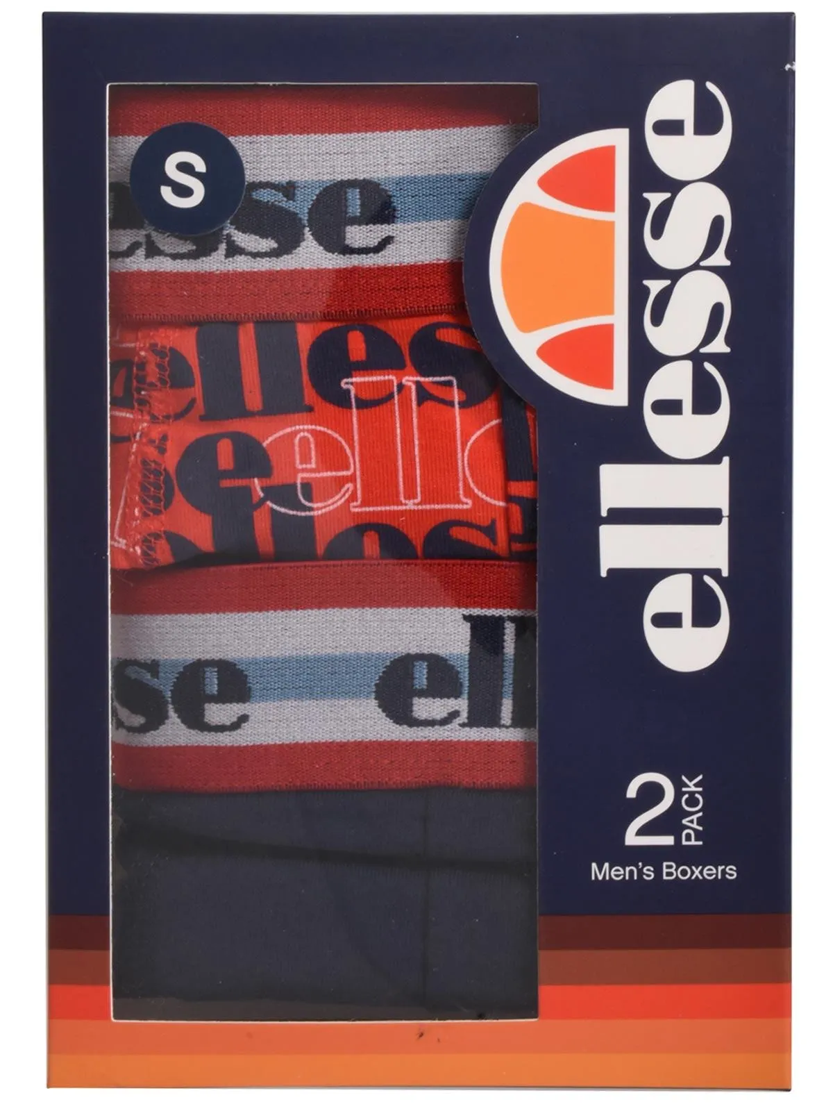 2 Pack Ellesse Mens Boxer - S