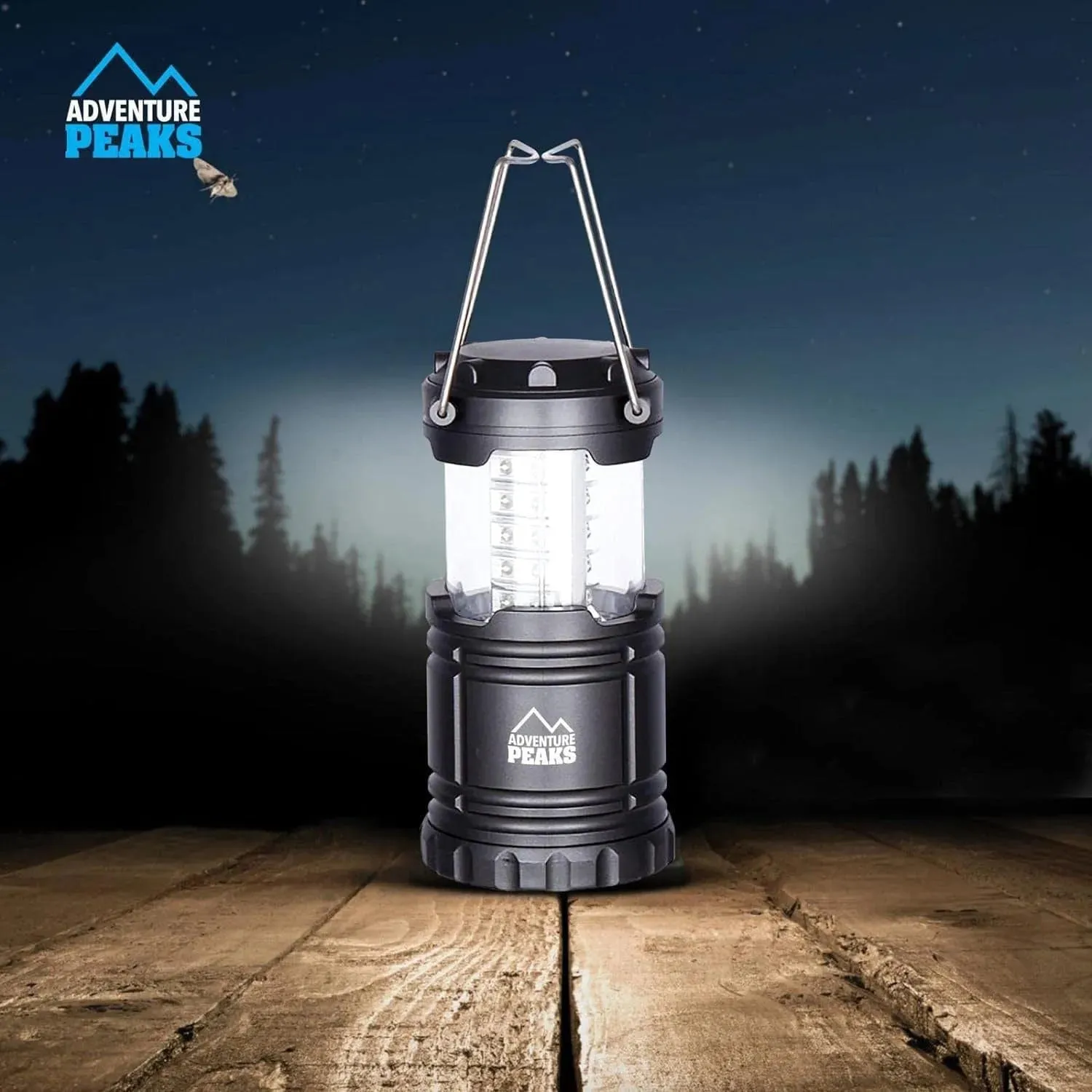 2 Pack of 30 LED  Collapsible Camping Lanterns Tent Lights