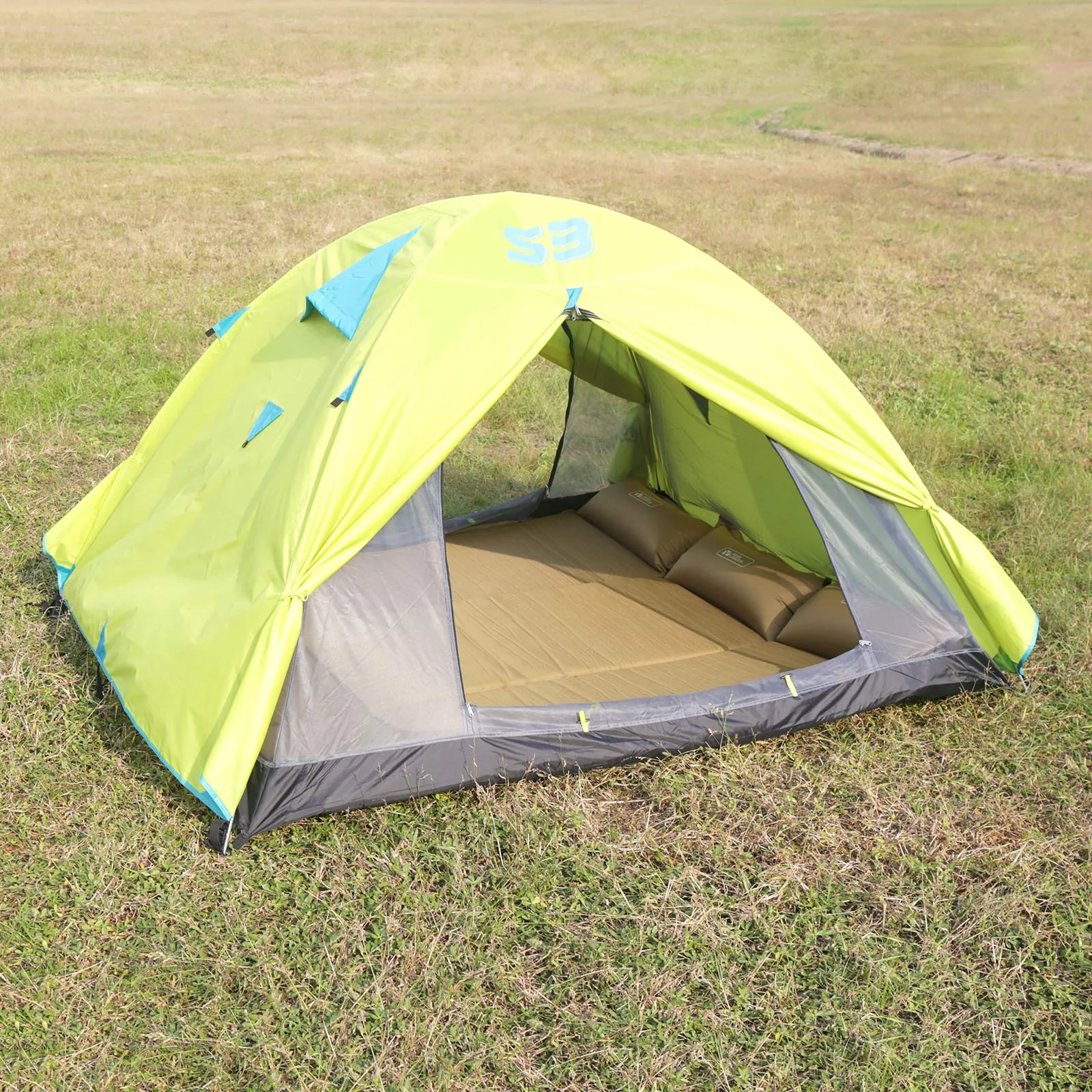 3-4 persons Camping Tents Ultralight Family Tents with Mosquito Mesh