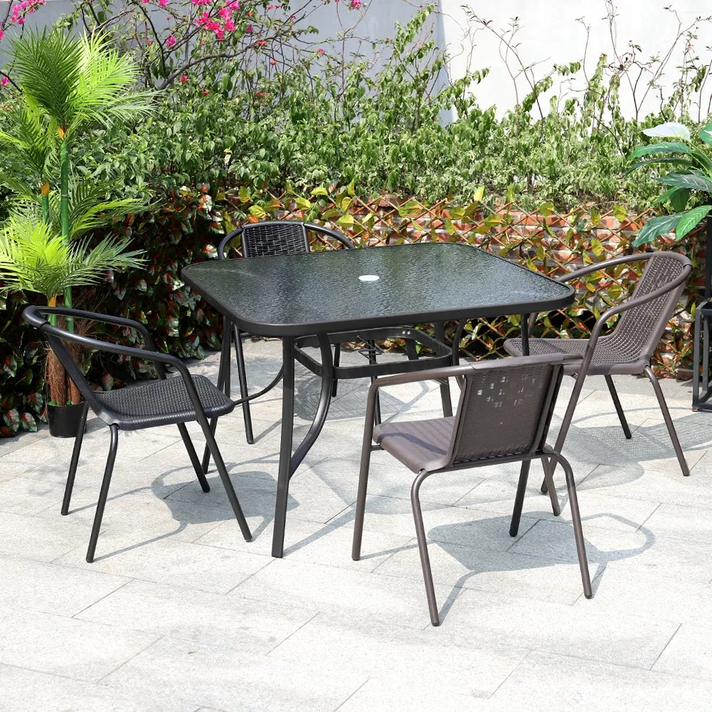 3/5pcs Garden Patio Dining Set Outdoor Furniture