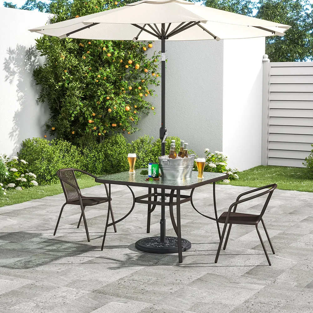 3/5pcs Garden Patio Dining Set Outdoor Furniture