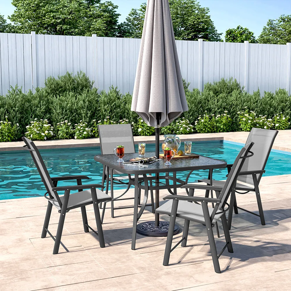 3/5pcs Garden Patio Dining Set Outdoor Furniture