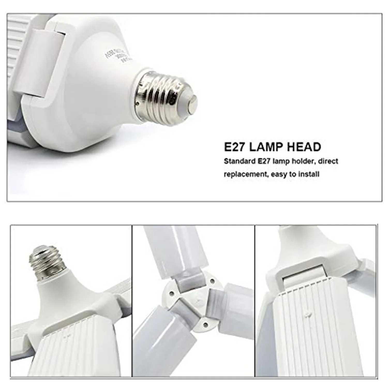 6171 Fan Blade LED Light Bulb, Super Bright Angle Adjustable Home Ceiling