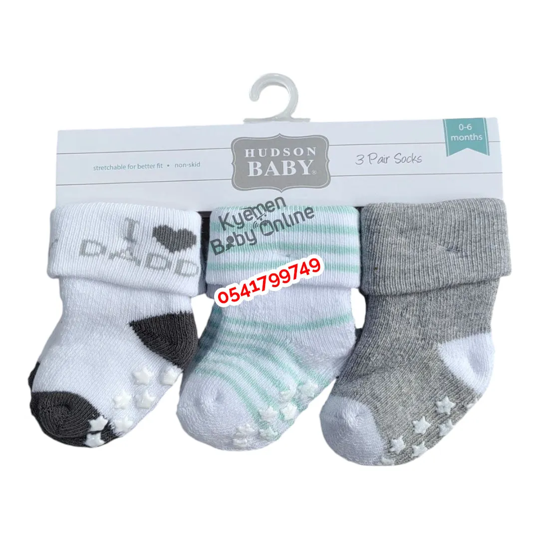 Baby Socks (3 Pairs) Hudson baby (0-6m)