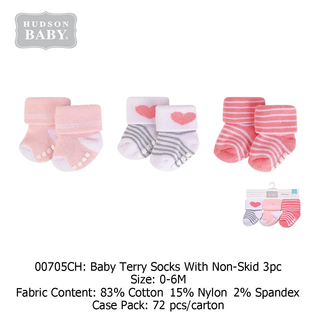 Baby Socks (3 Pairs) Hudson baby (0-6m)