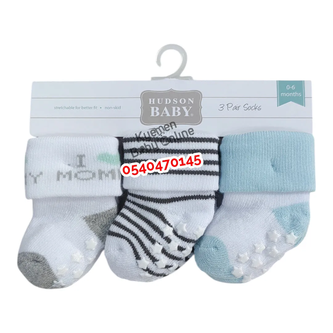 Baby Socks (3 Pairs) Hudson baby (0-6m)