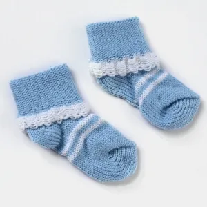 Baby Woolen Socks | Blue