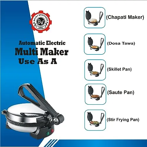 BAJAJ VACCO® Automatic MultipurposeChapati – Multi Maker, 900 WattageCMM – 01