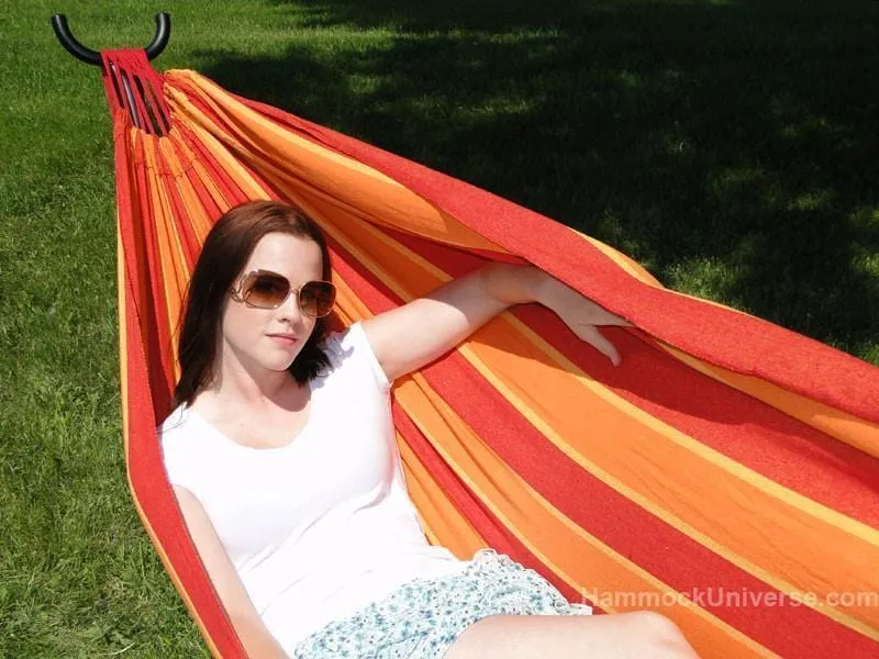 Brazilian Double Hammock with Universal Stand