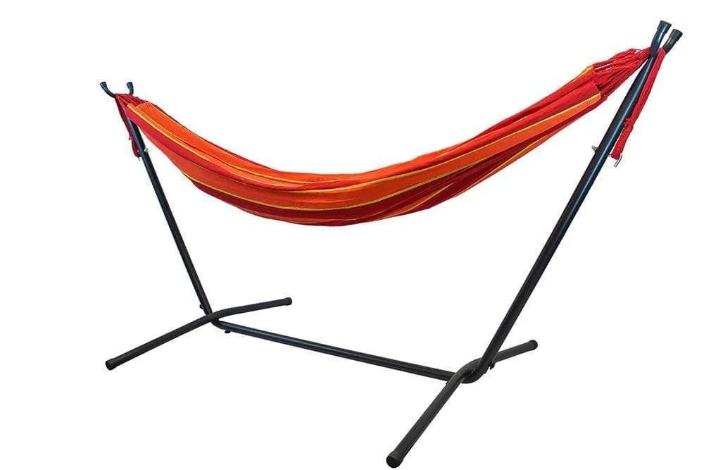 Brazilian Double Hammock with Universal Stand