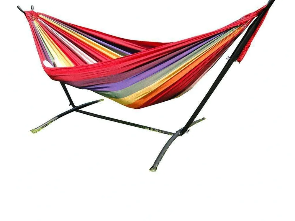 Brazilian Double Hammock with Universal Stand