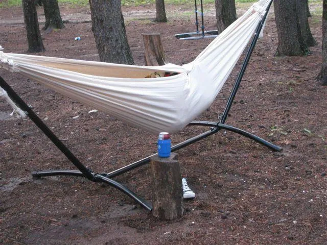 Brazilian Double Hammock with Universal Stand