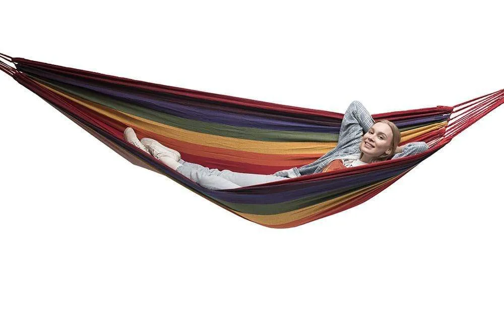 Brazilian Double Hammock with Universal Stand