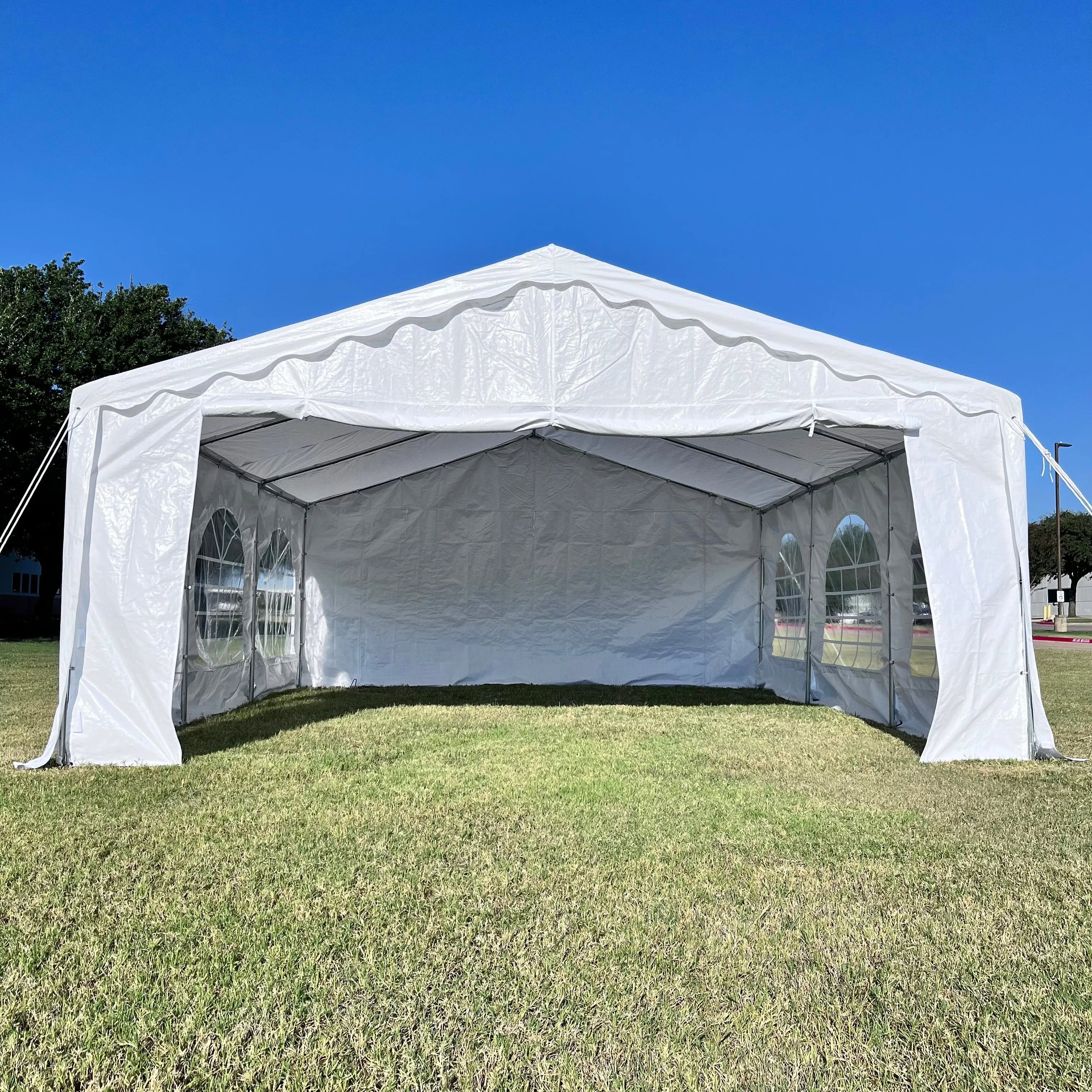 Budget PE Party Tent 20'x16' with Waterproof Top