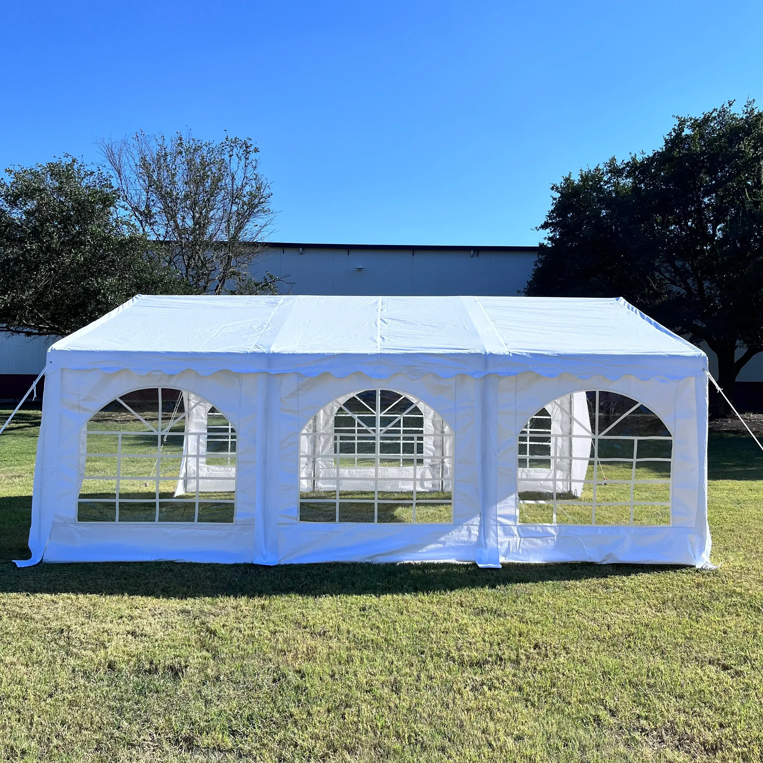 Budget PE Party Tent 20'x16' with Waterproof Top