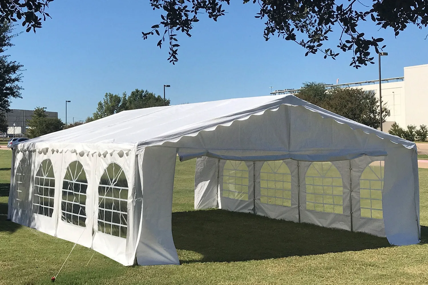 Budget PE Party Tent 26'x16' with Waterproof Top