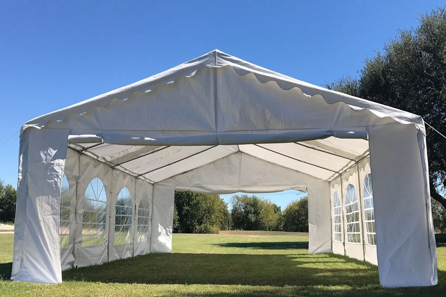 Budget PE Party Tent 26'x16' with Waterproof Top