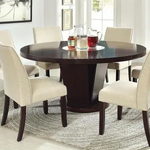 Cimma Espresso Round Dining Table