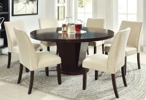 Cimma Espresso Round Dining Table