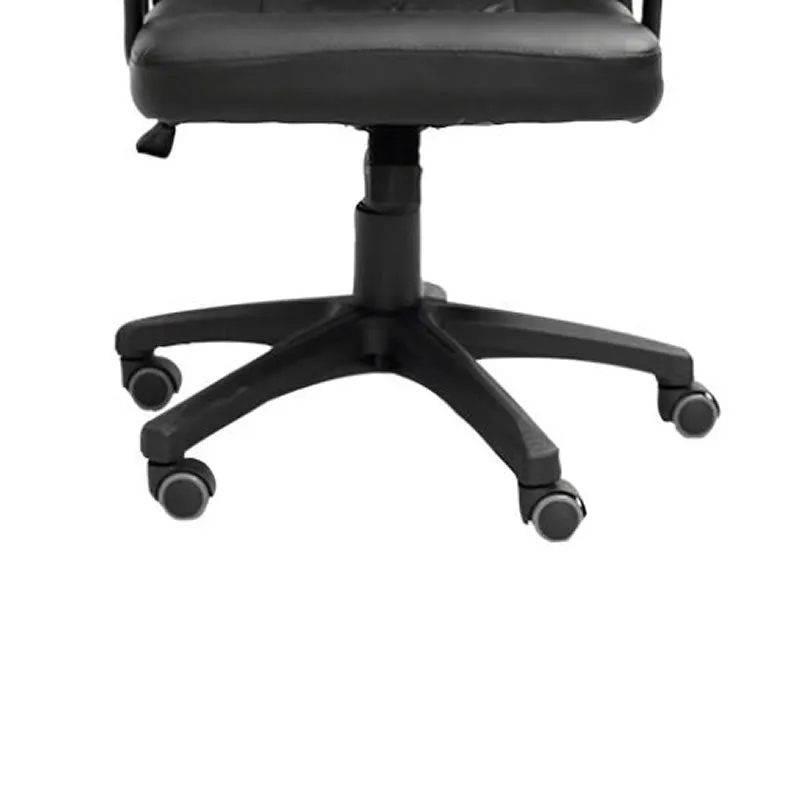 Comfortable And Durable Pu Leather Tilt And Swivel Office Chair 520L Black