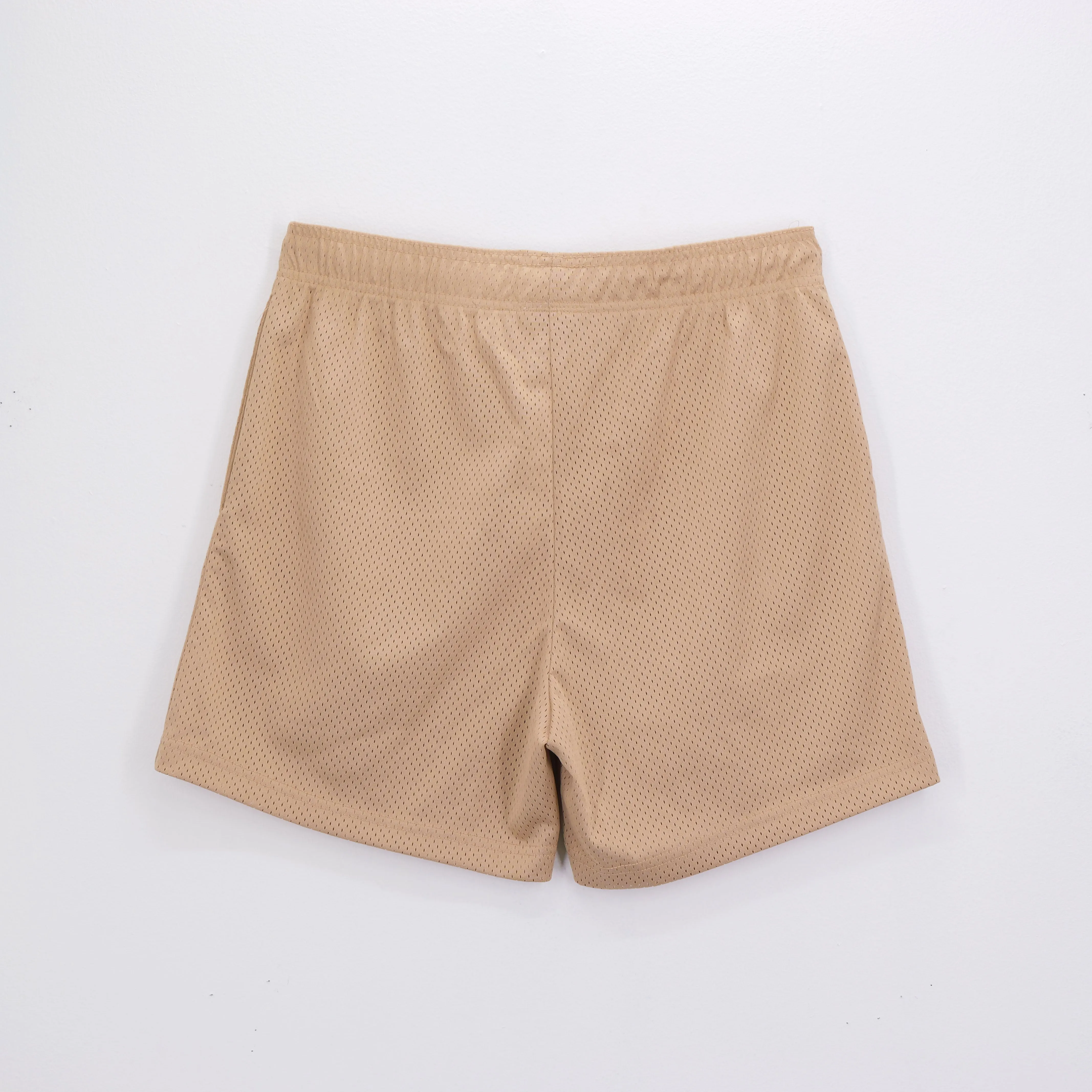 CORE MESH SHORTS CREAM/NAVY