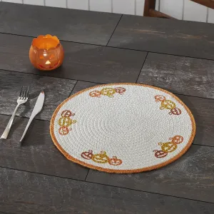 Country Halloween Braided Placemat 14"