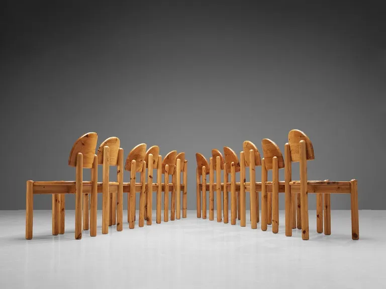 Danish Dining Chairs in Solid Pine