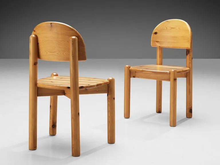 Danish Dining Chairs in Solid Pine