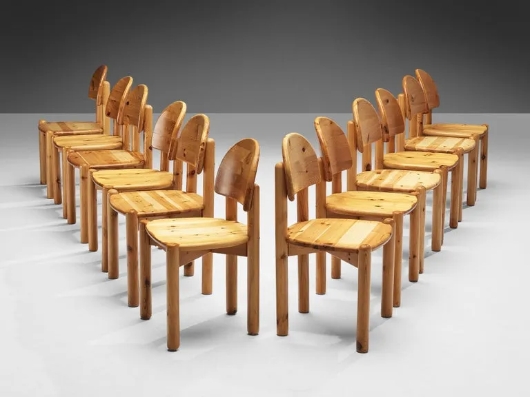 Danish Dining Chairs in Solid Pine