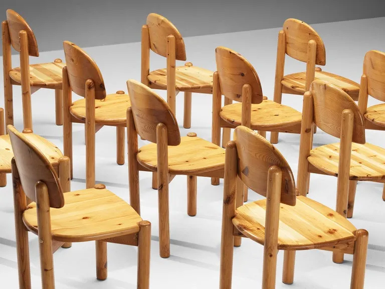 Danish Dining Chairs in Solid Pine