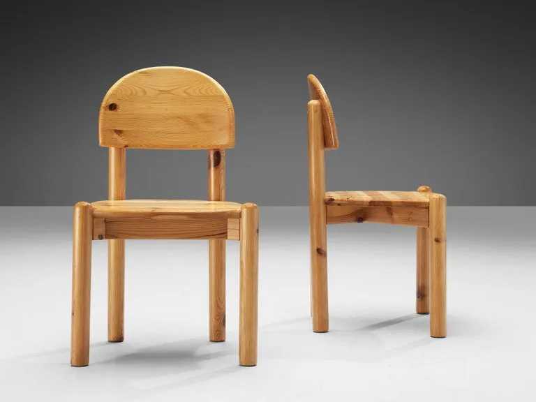 Danish Dining Chairs in Solid Pine