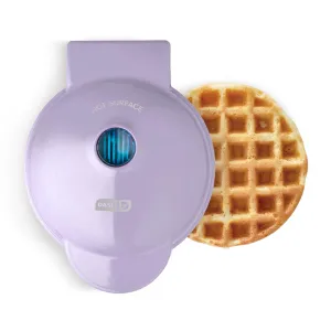 Dash Mini Waffle Maker 4 inch 350 Watts (Lilac) | No 1 Brand in US | Non-Stick Waffle Maker Machine | Dual Side Heating, Easy to Store |Housewarming Gift, Wedding Gift