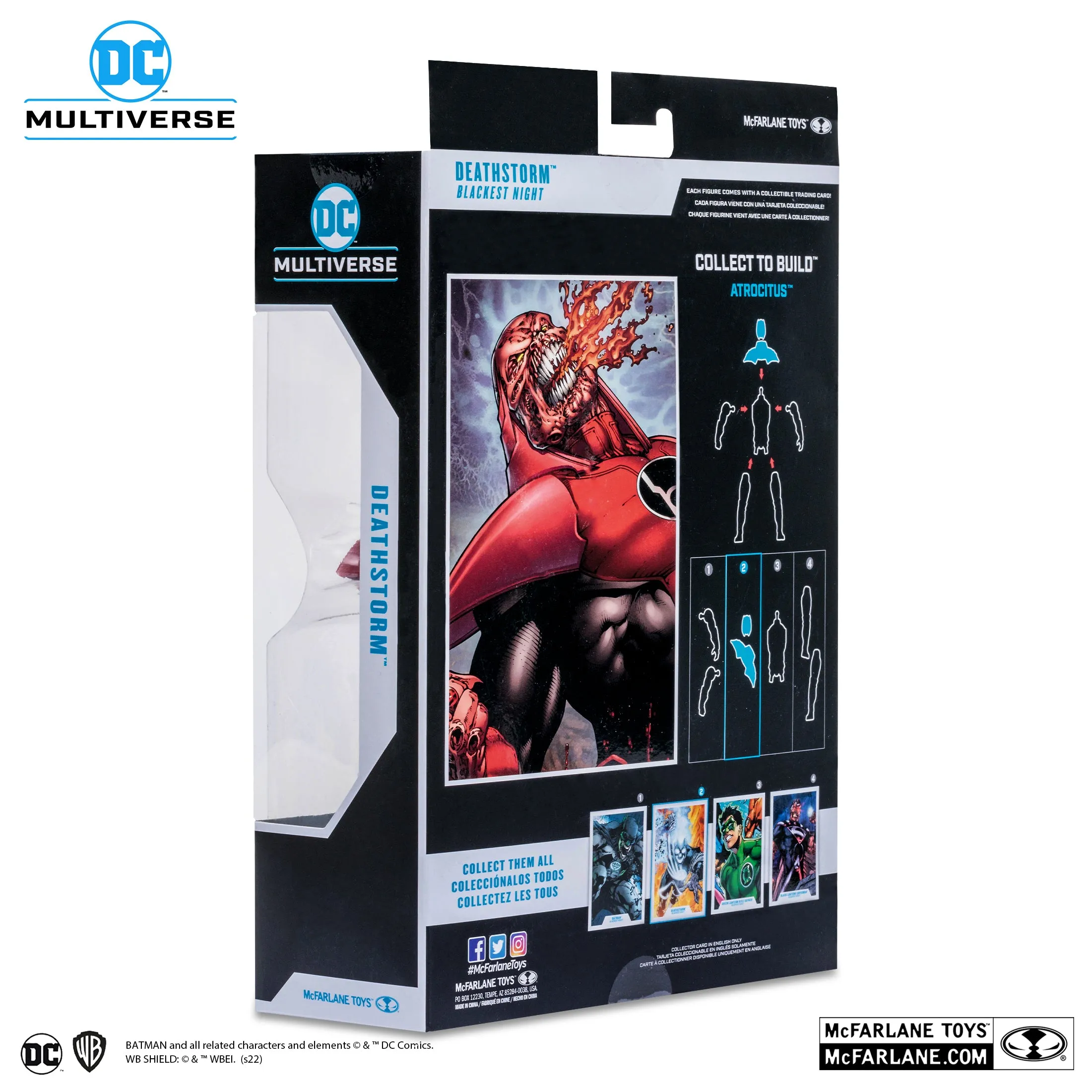 DC Multiverse Blackest Night Deathstorm (Build a Figure - Atrocitus) 7" Inch Scale Action Figure - McFarlane Toys