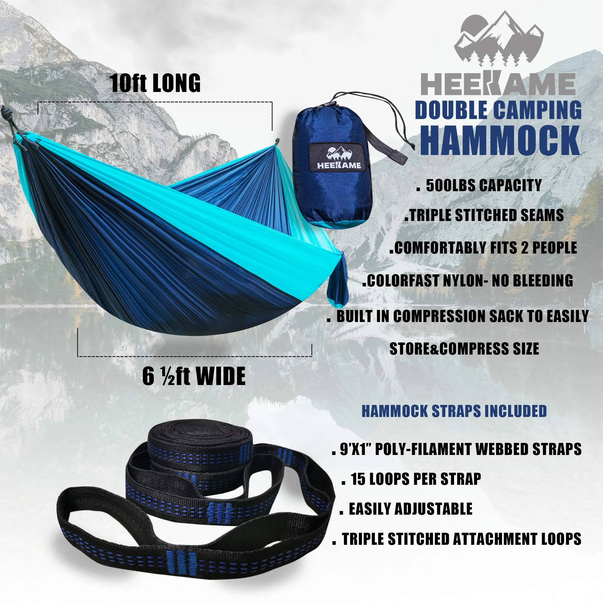 Double Camping Hammock - HEEKAME