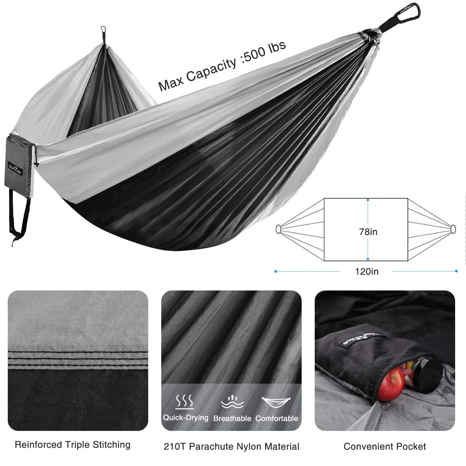 Double Camping Hammock - OlarHike