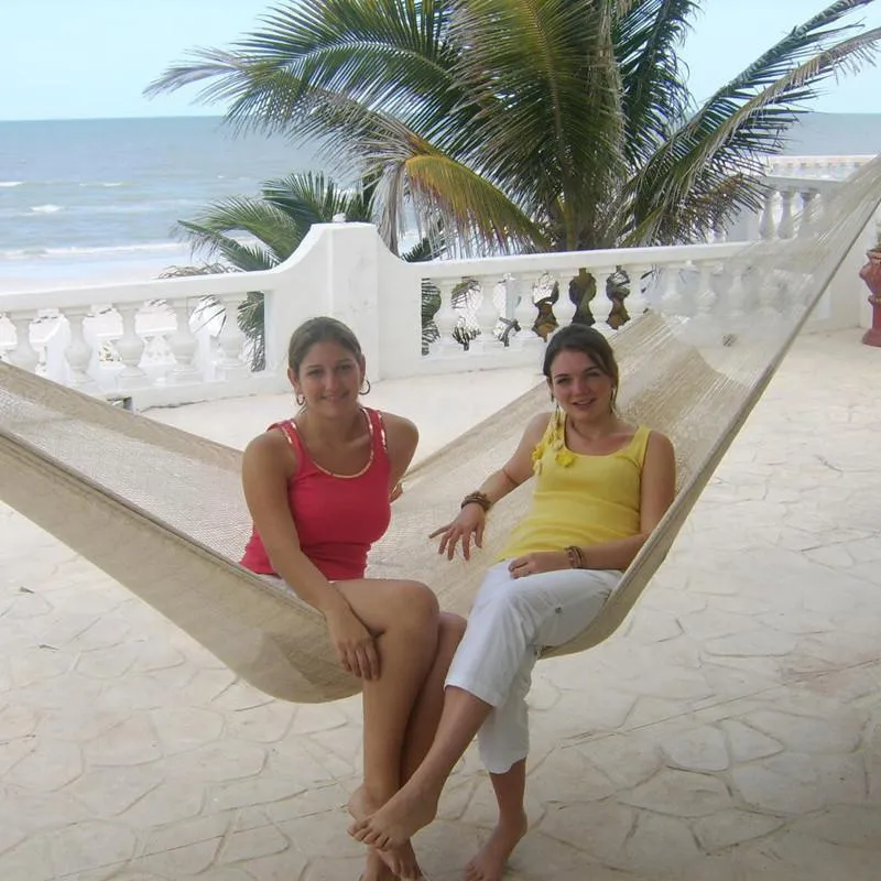 Double Mayan Hammock with Universal Stand