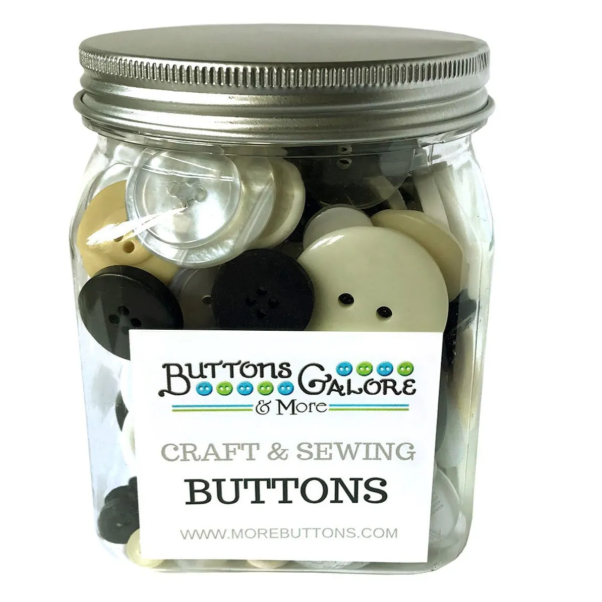 Ebony & Ivory Buttons