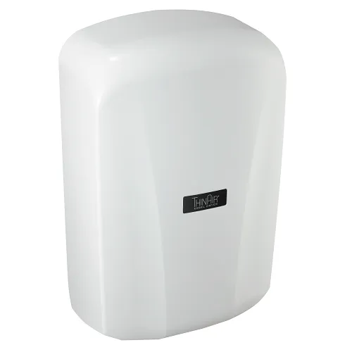 Excel Dryer ThinAir® TA-ABSH Hand Dryer with Electrostatic HEPA Filter - White Surface Mounted ADA-Compliant High Speed Automatic