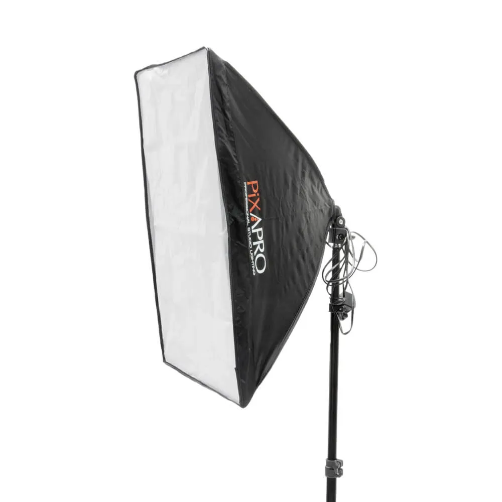 EzyLite 3-CFL Bulbs Softbox Lighting Kit   Boom Arm (3x105W)