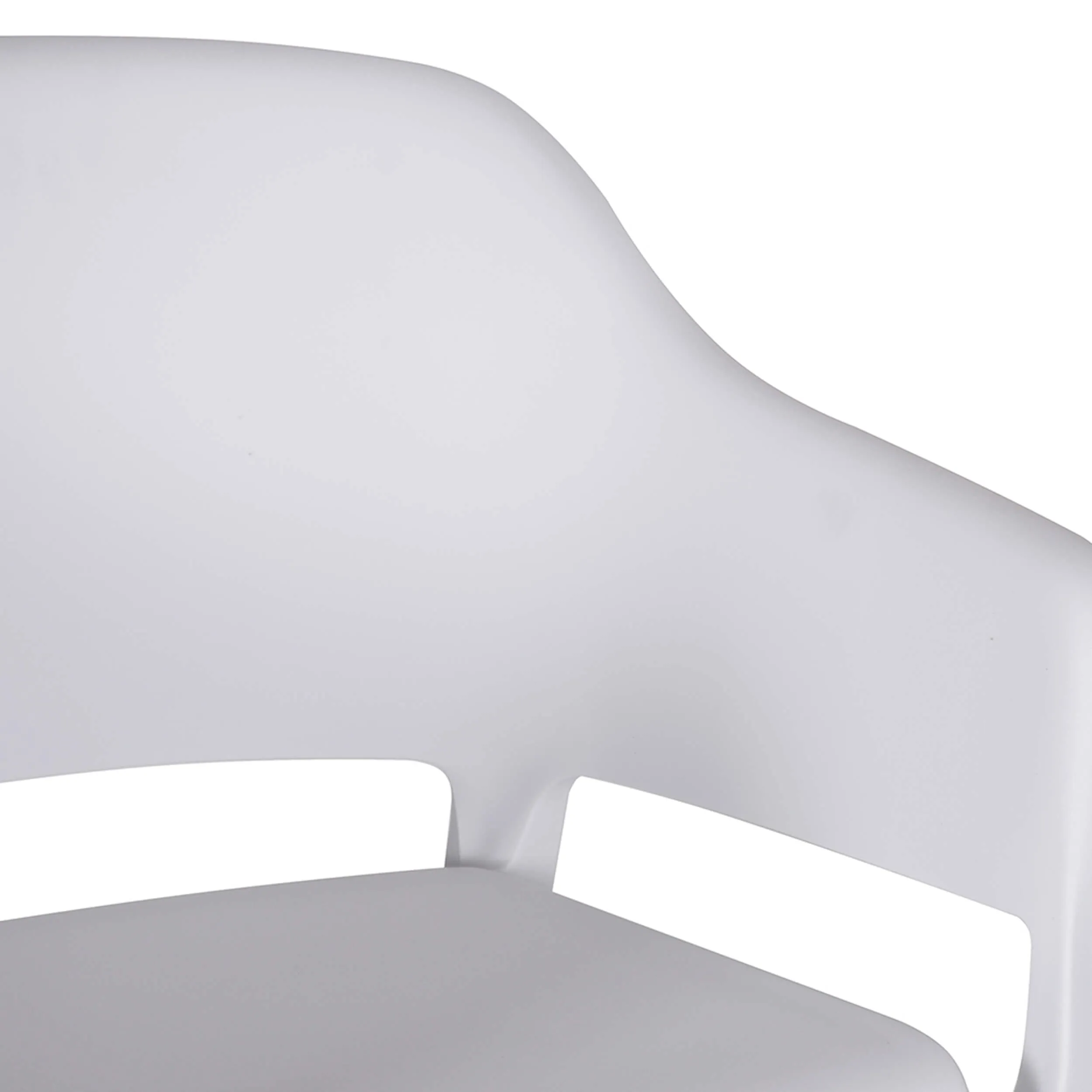 Faro Outdoor Dining Chair, White, Set of 2