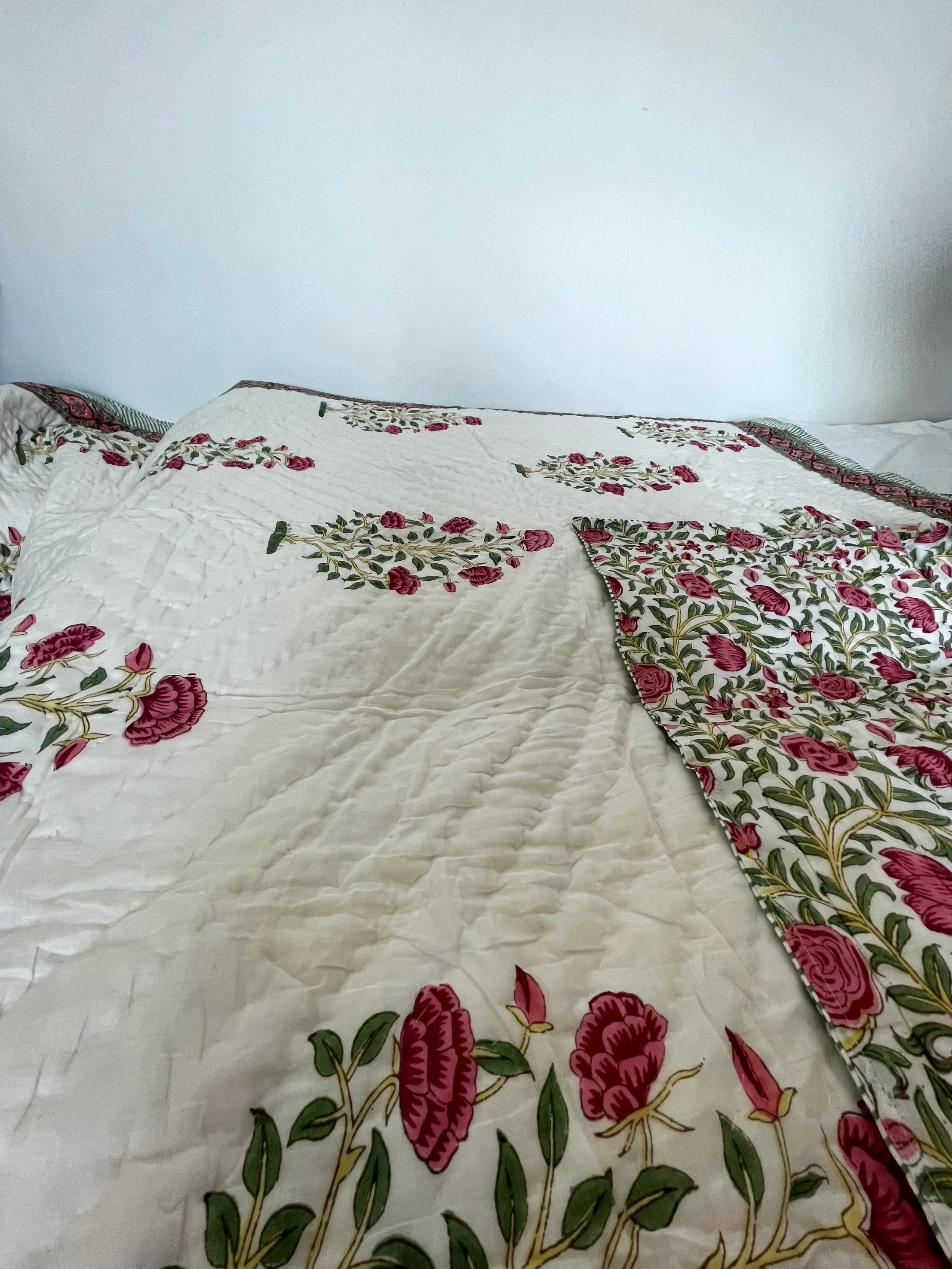 Fresia Handblock Printed Cotton Quilt