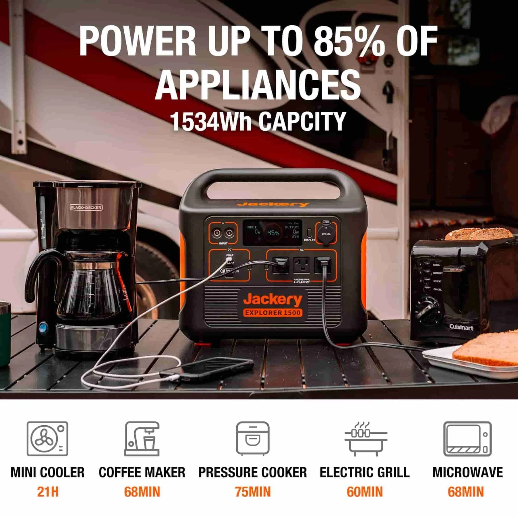 Jackery Explorer 1500 Pro Portable Power Station