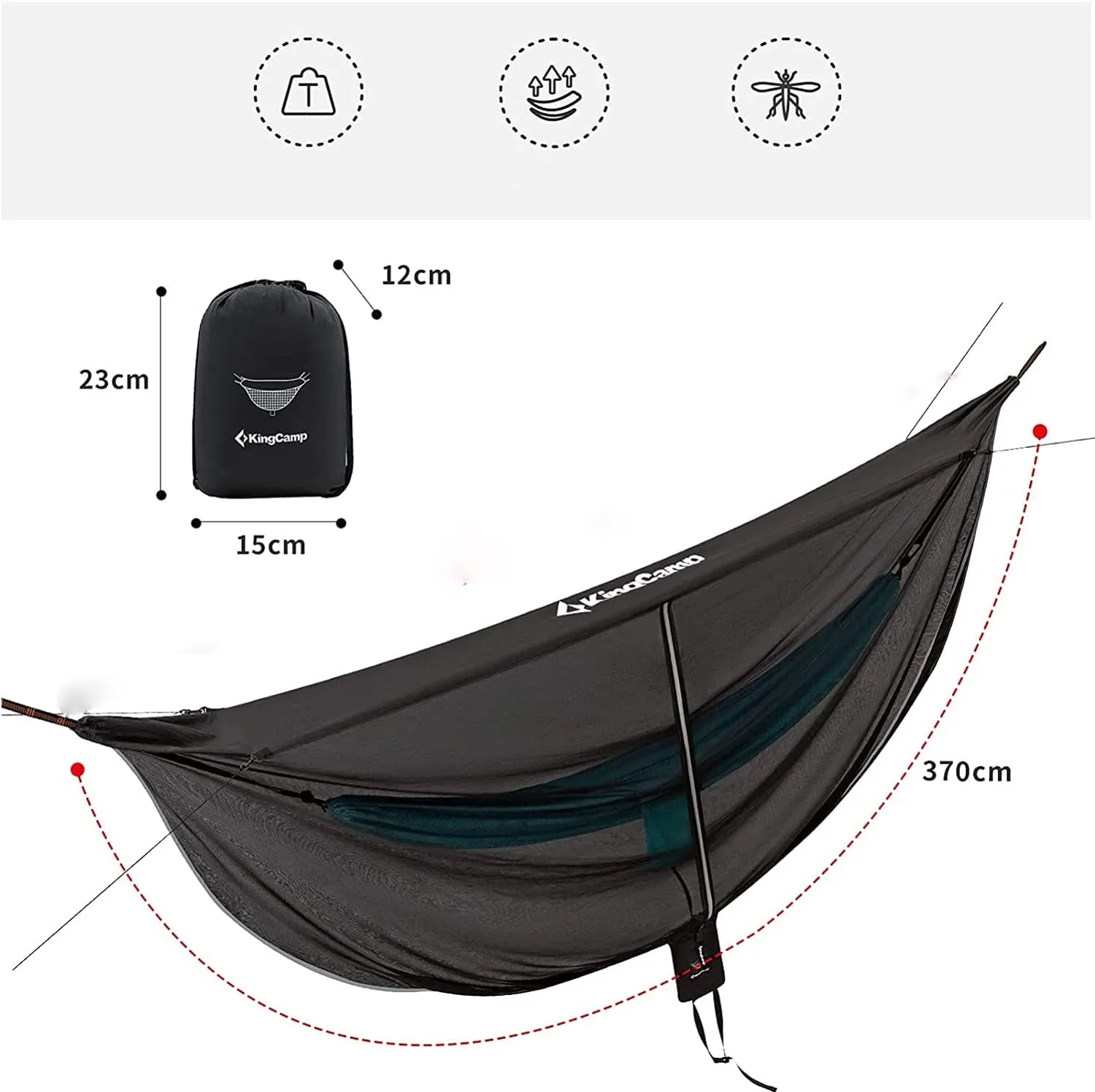 KingCamp Hammock Mosquito Net