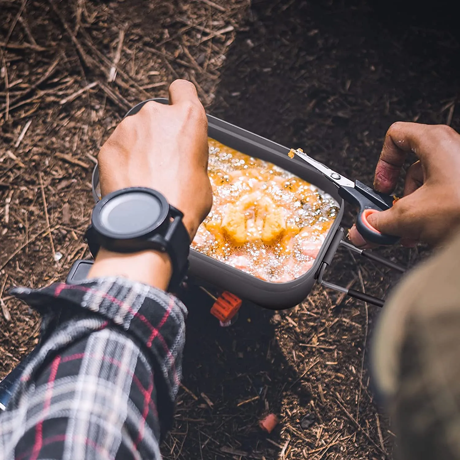 KingCamp Mess Kit Aluminum Camping Cookware Portable Bento Box