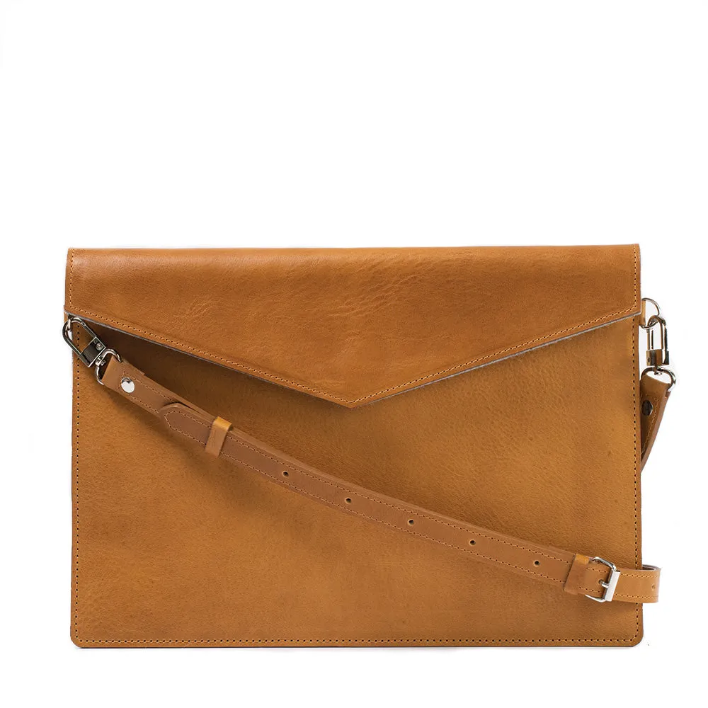 Leather Bag for iPad with adjustable strap