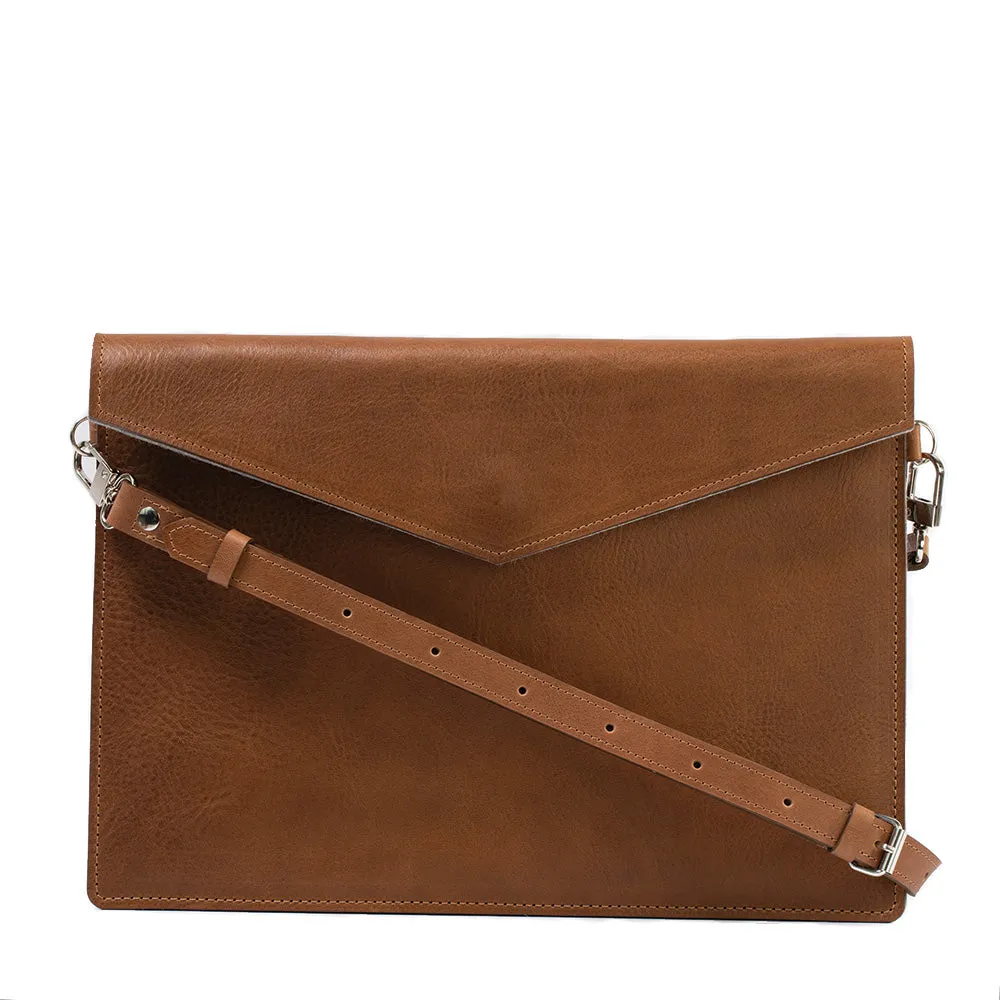 Leather Bag for iPad with adjustable strap