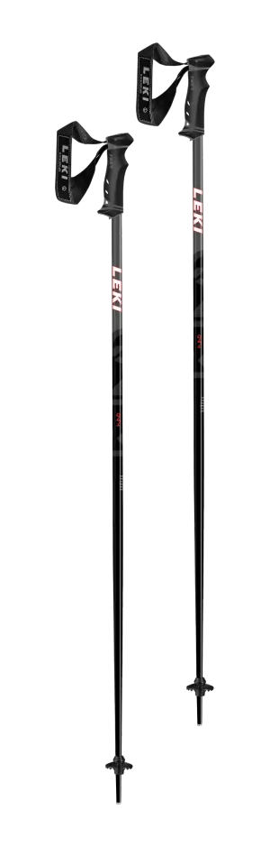 Leki QNTM Ski Poles Red