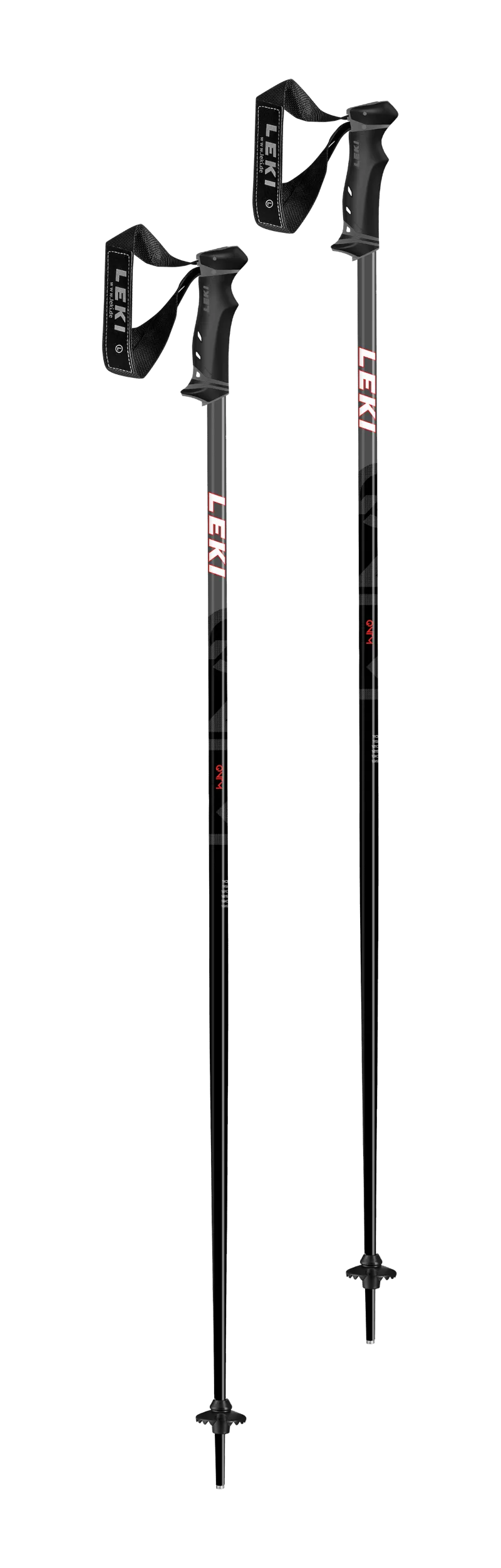 Leki QNTM Ski Poles Red