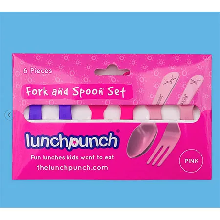 Lunch Punch Mini Fork and Spoon Set (6pk)